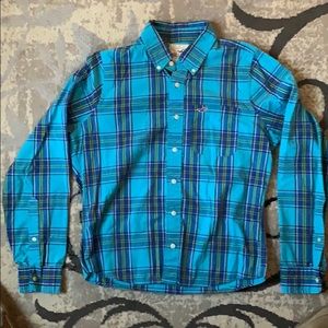 Hollister long sleeve button up dress shirt